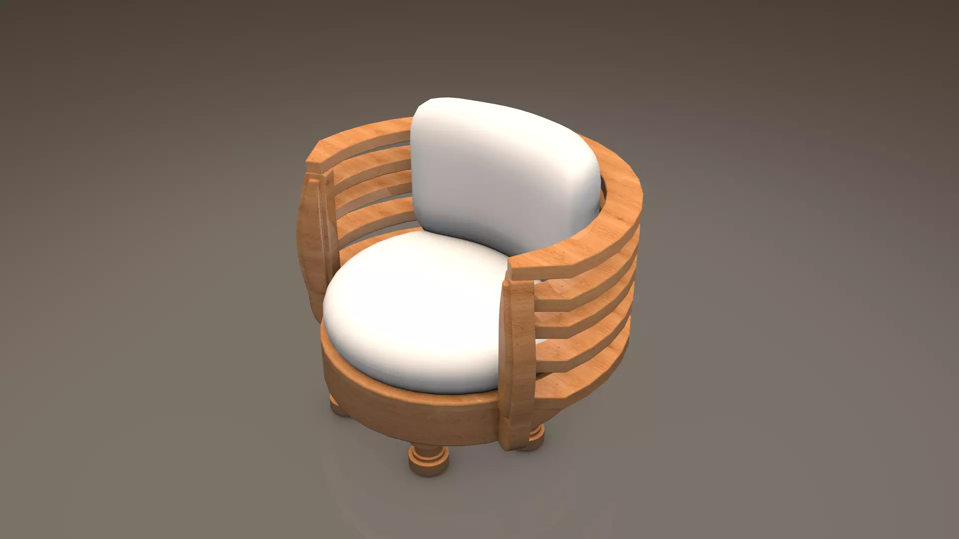 Modern Chair 3D model_3