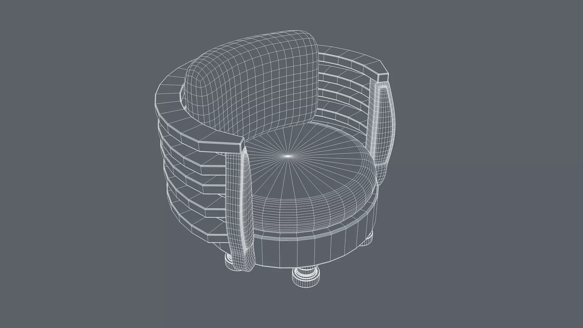Modern Chair 3D model_15