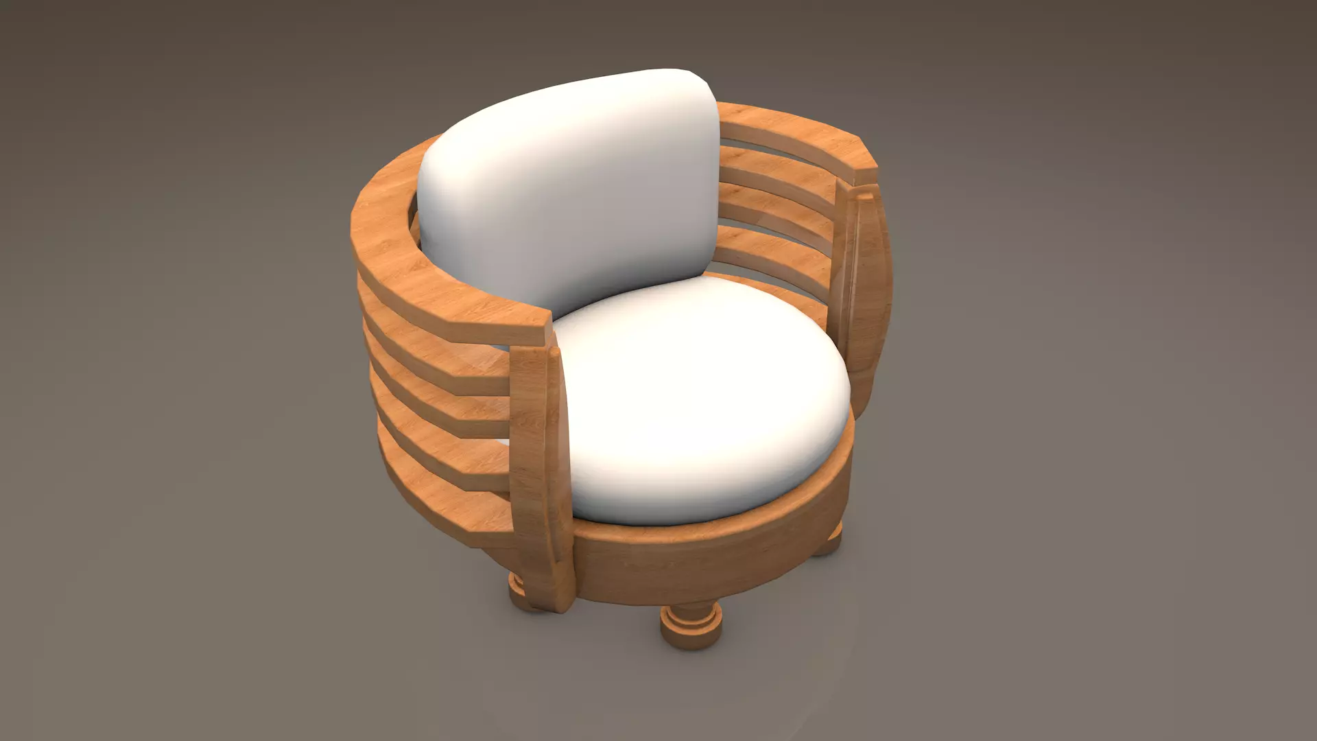 Modern Chair 3D model_7