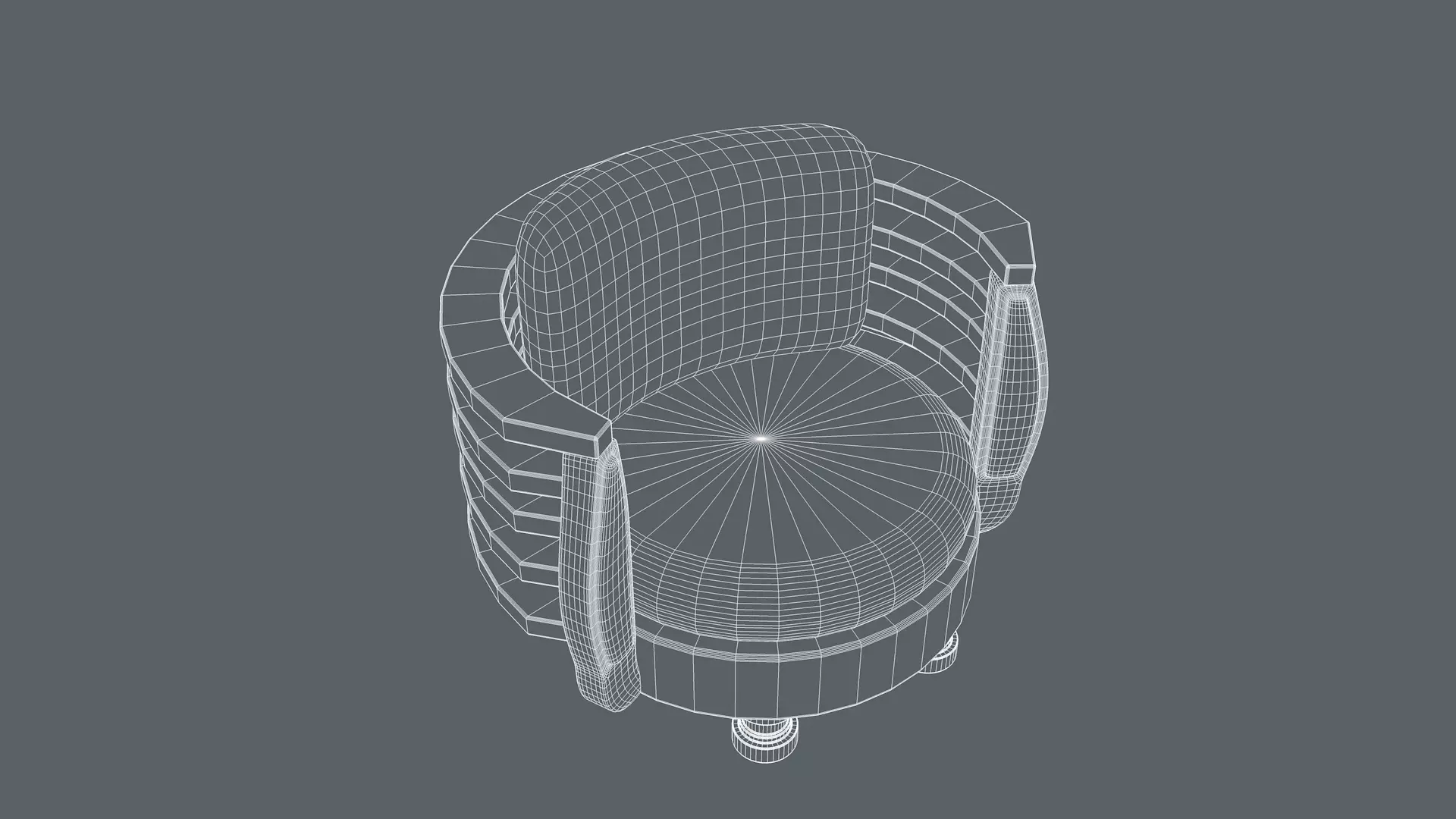Modern Chair 3D model_9