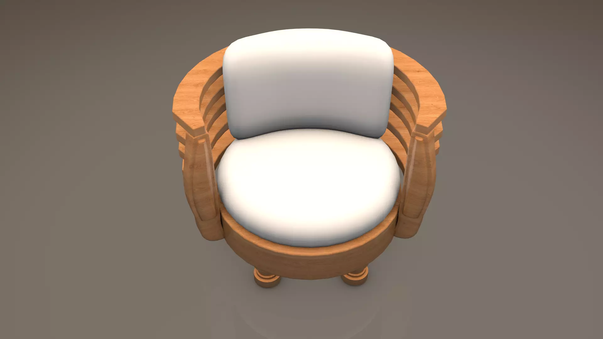 Modern Chair 3D model_6