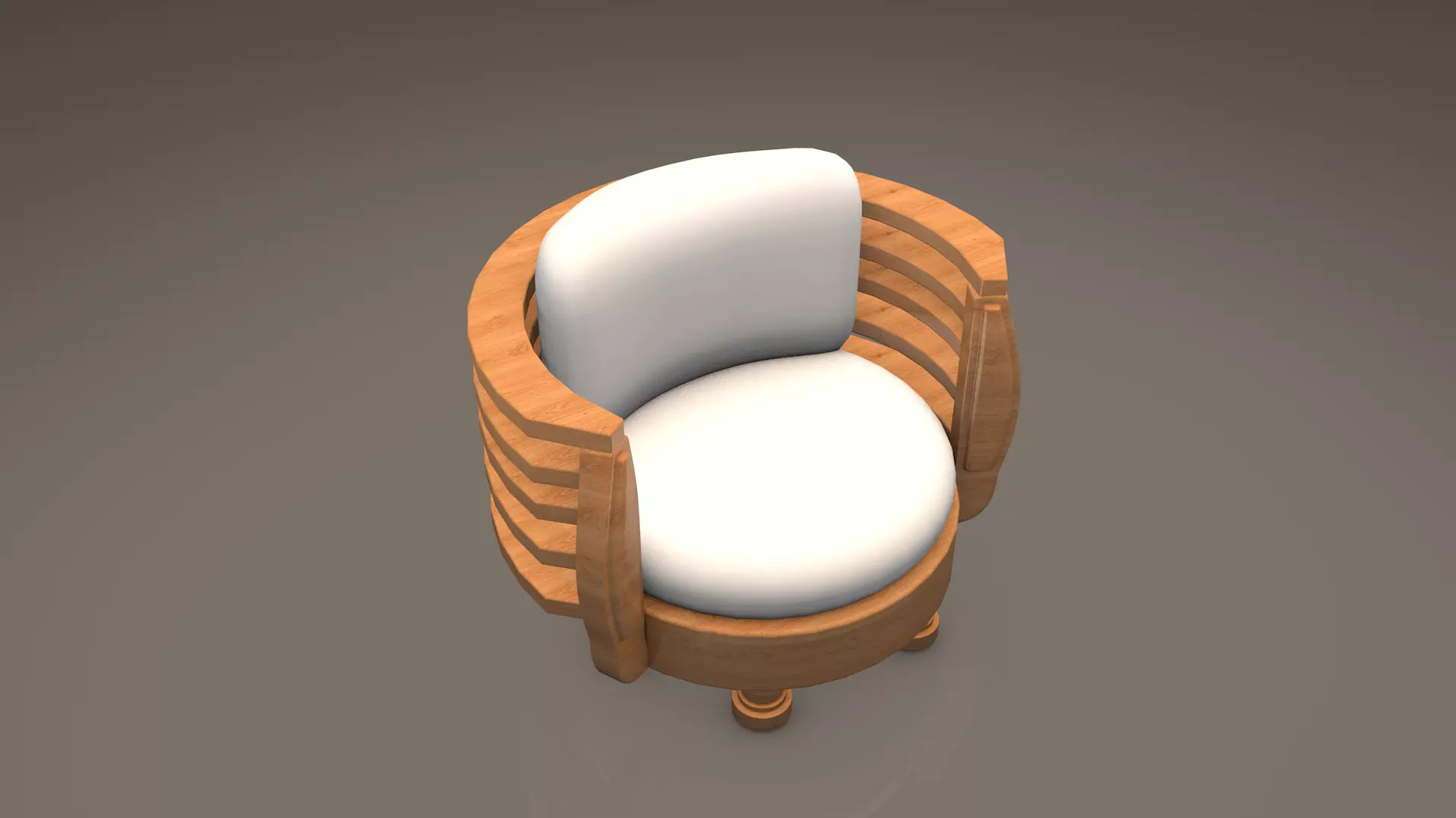Modern Chair 3D model_2