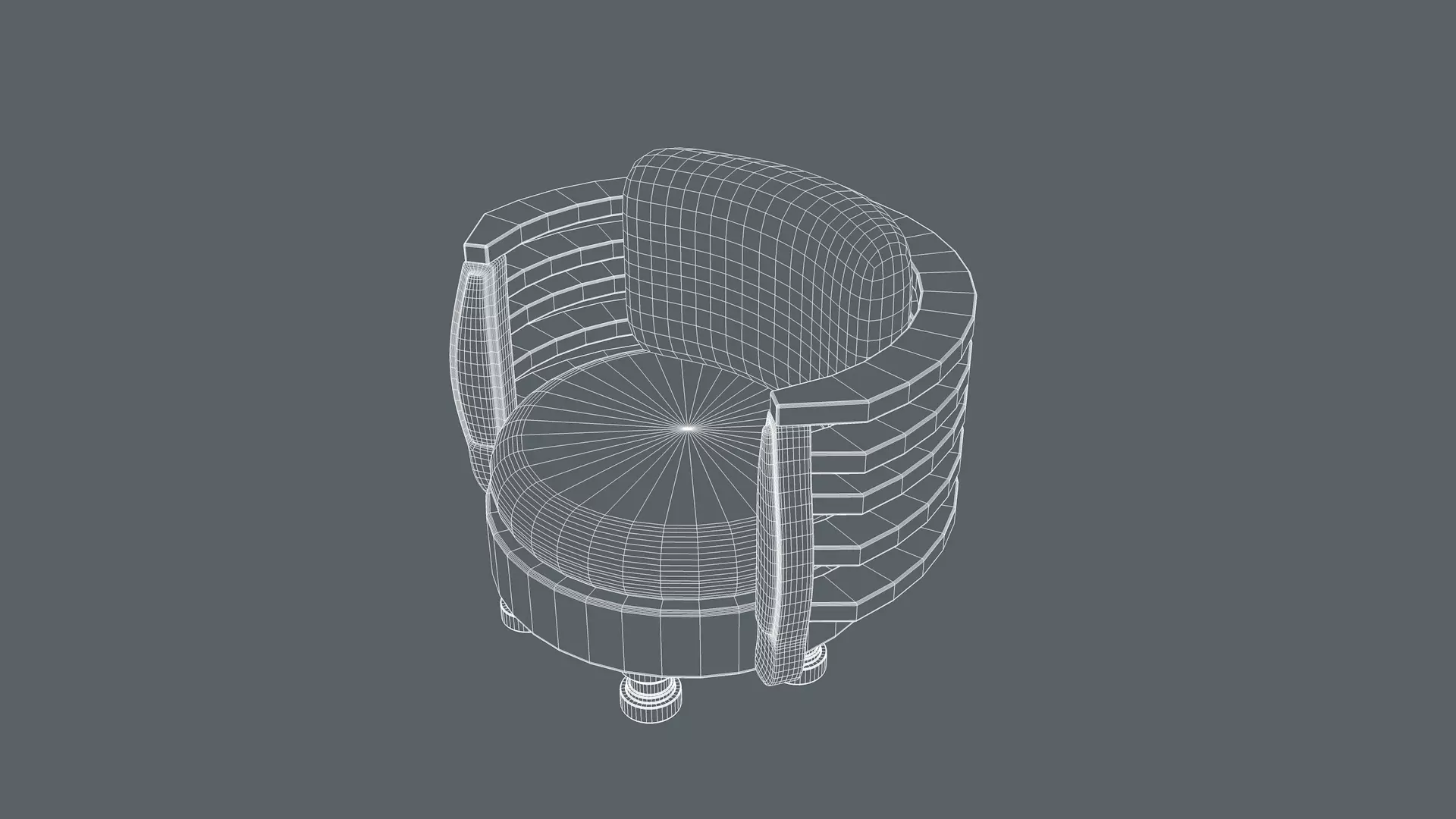 Modern Chair 3D model_11