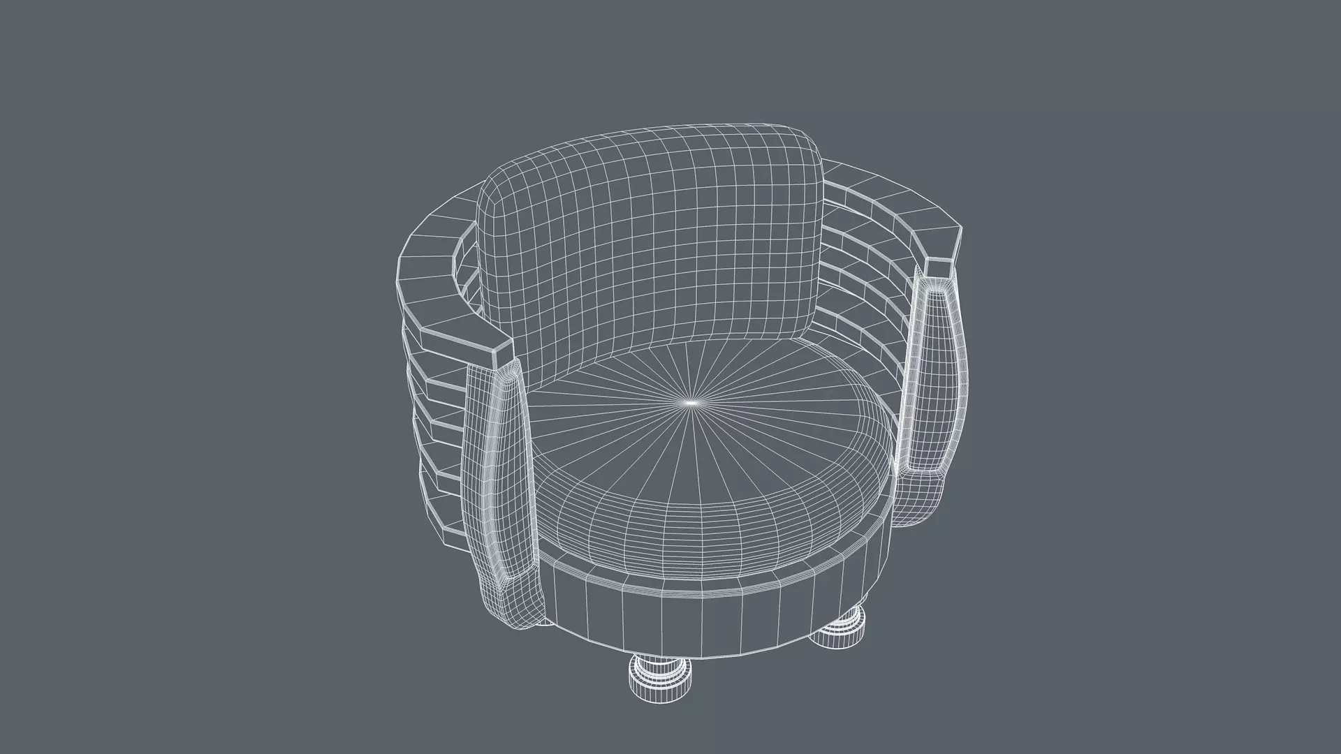 Modern Chair 3D model_8
