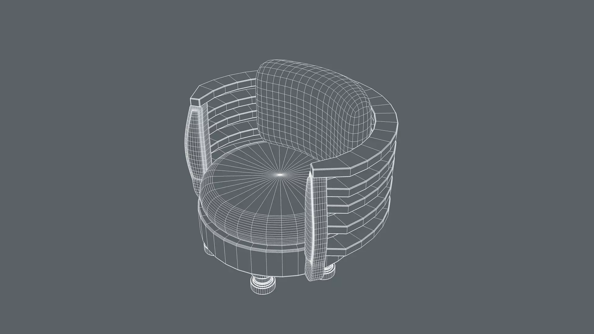 Modern Chair 3D model_12