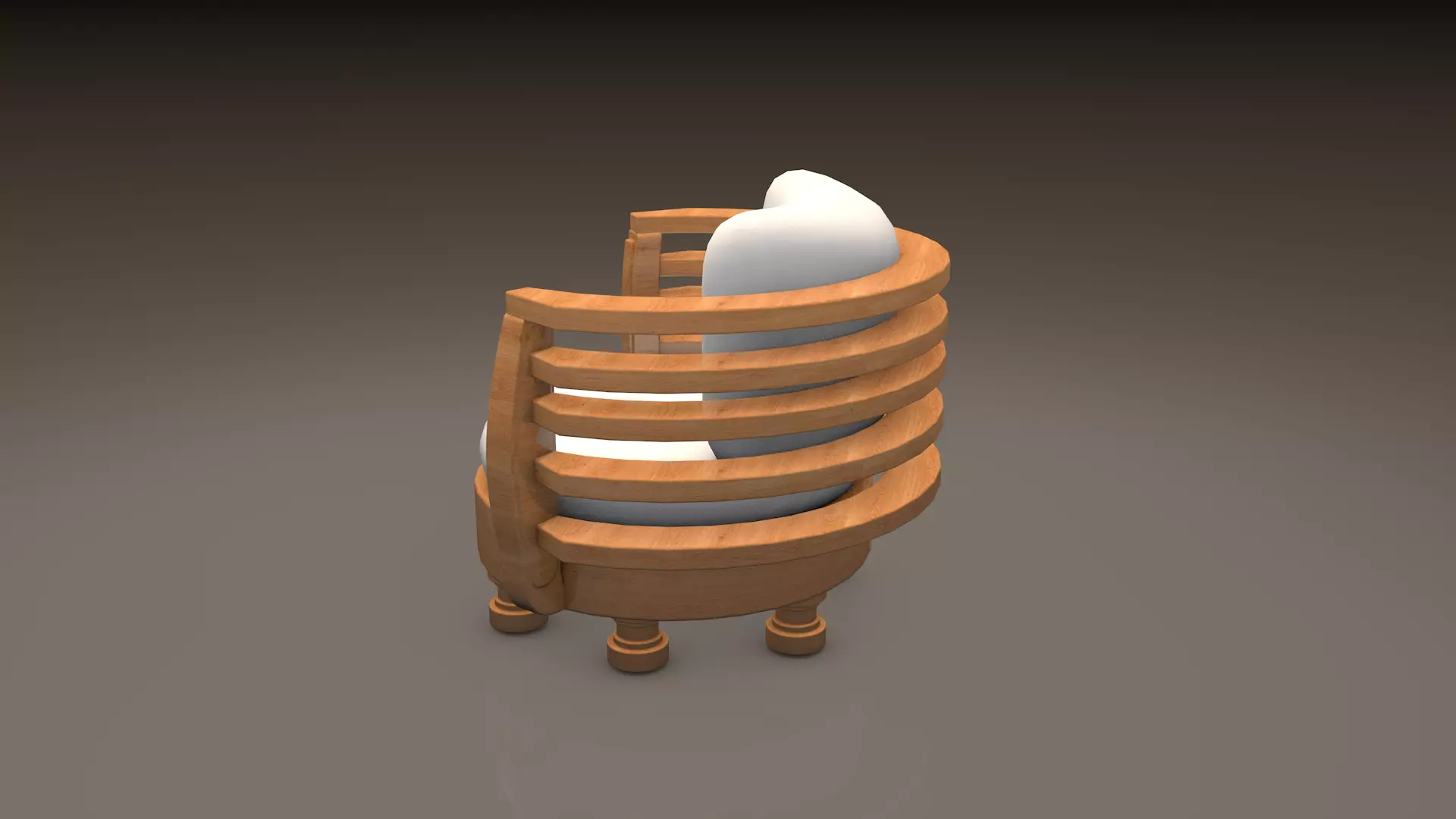 Modern Chair 3D model_5