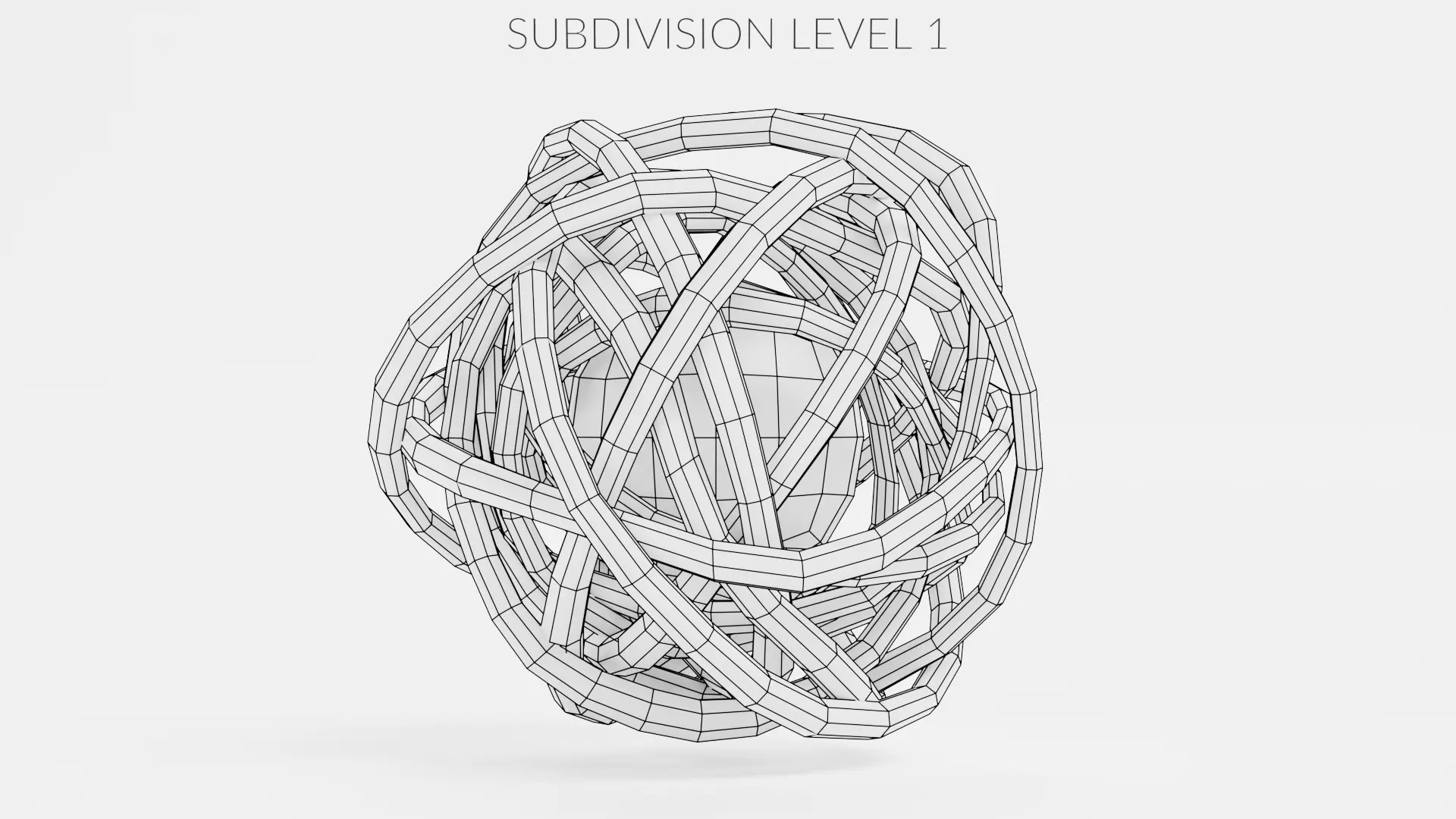 Decorative Lata Light Ball Low-poly 3D model_10