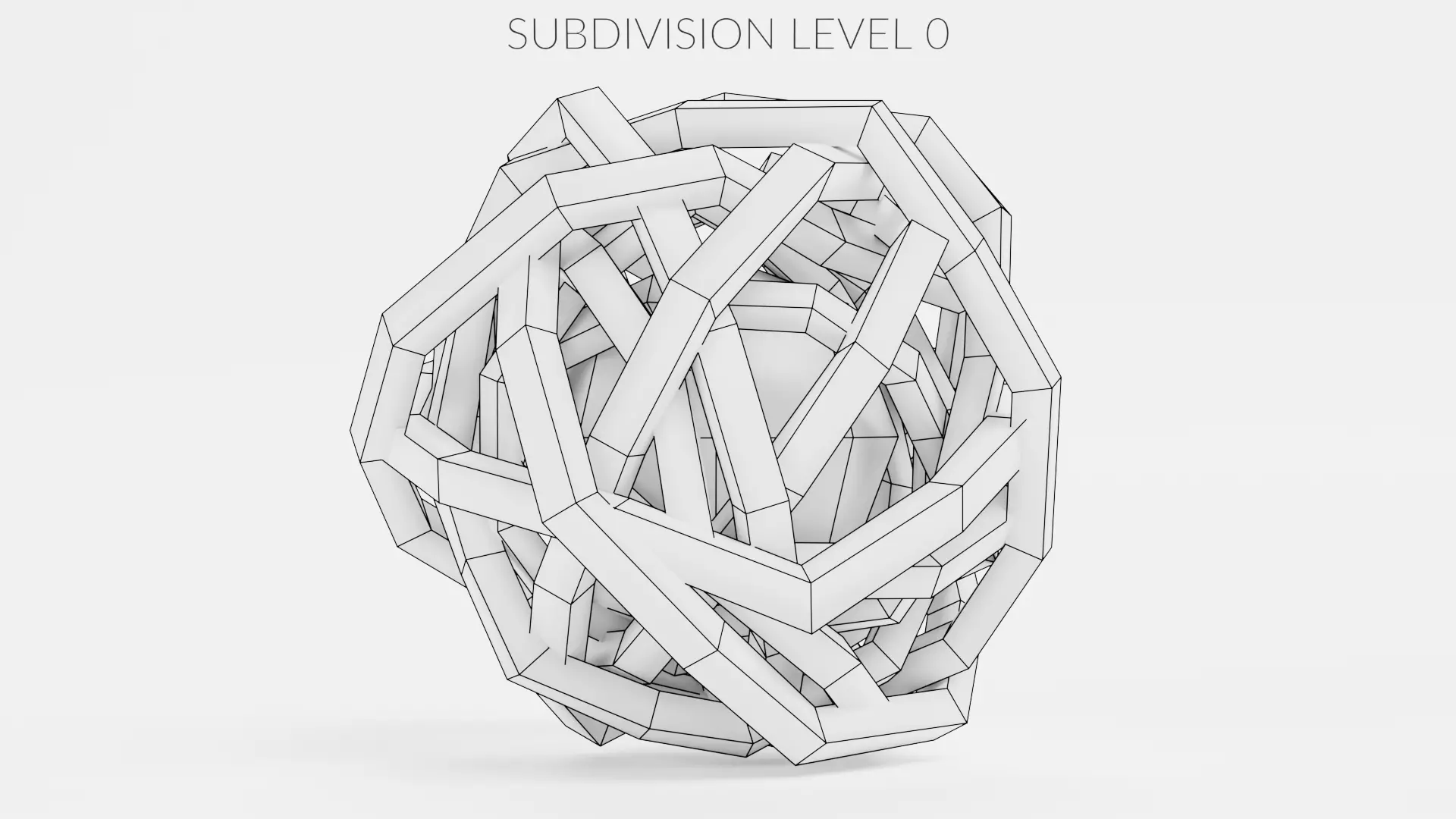 Decorative Lata Light Ball Low-poly 3D model_9