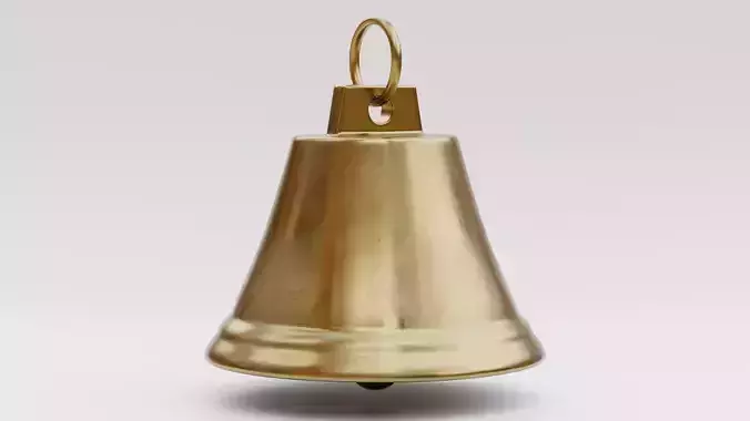 Golden Bell - Christmas Ornament