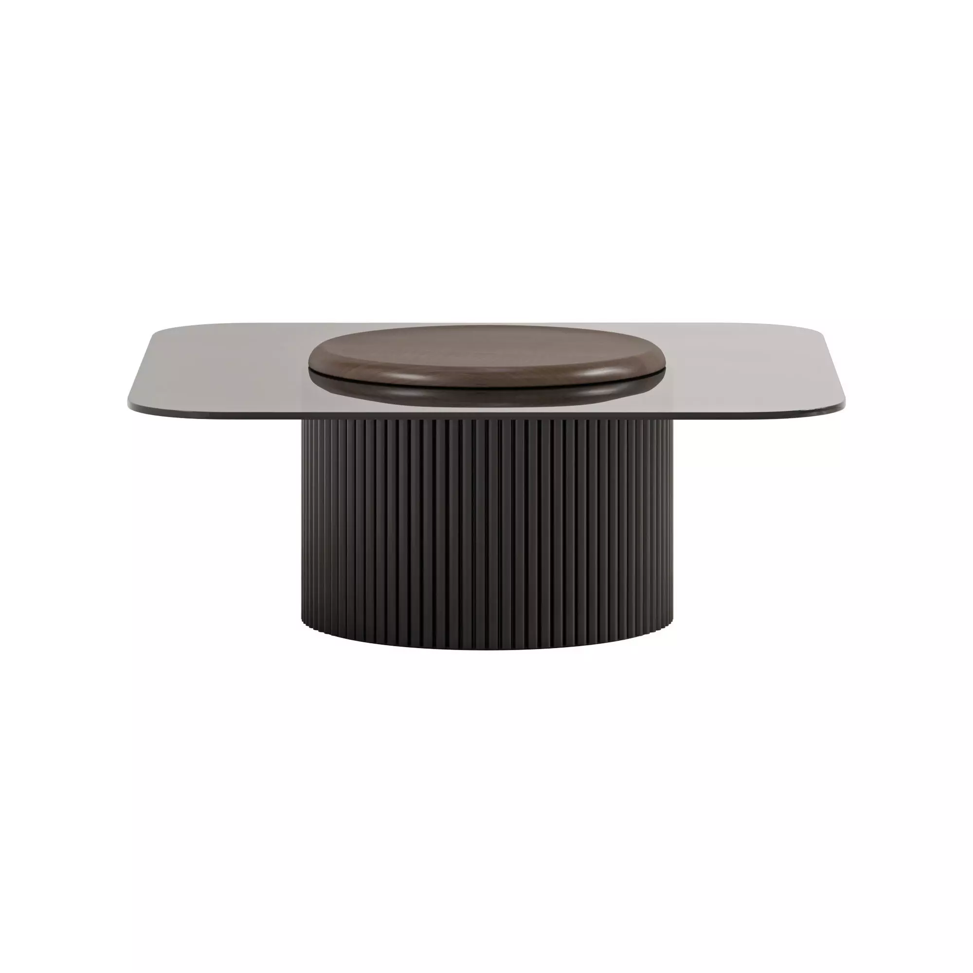 Solid Middle Coffee Table 3D model_2