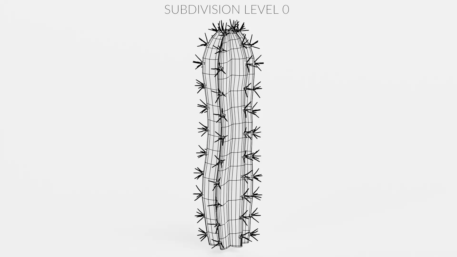 -Cactuses- Low-poly 3D model_27