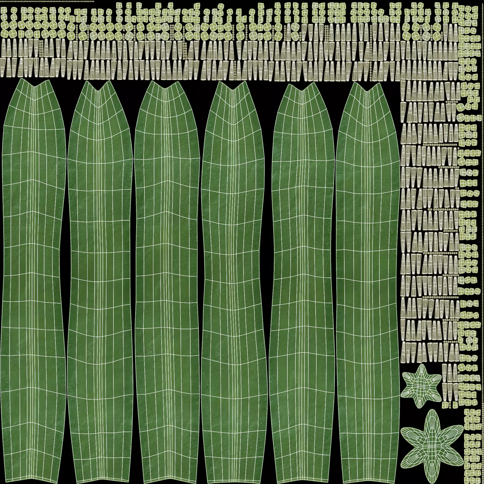 -Cactuses- Low-poly 3D model_12