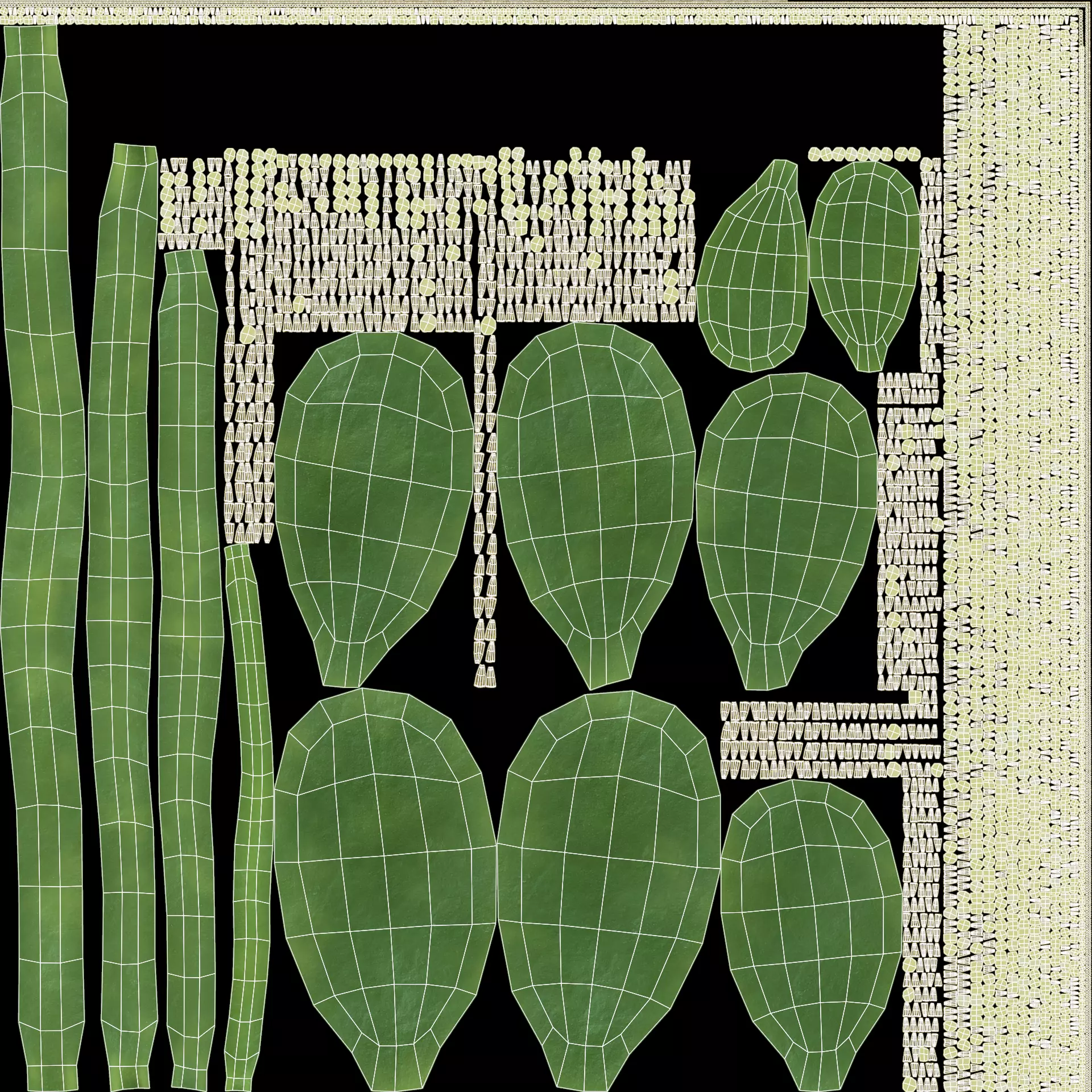 -Cactuses- Low-poly 3D model_13
