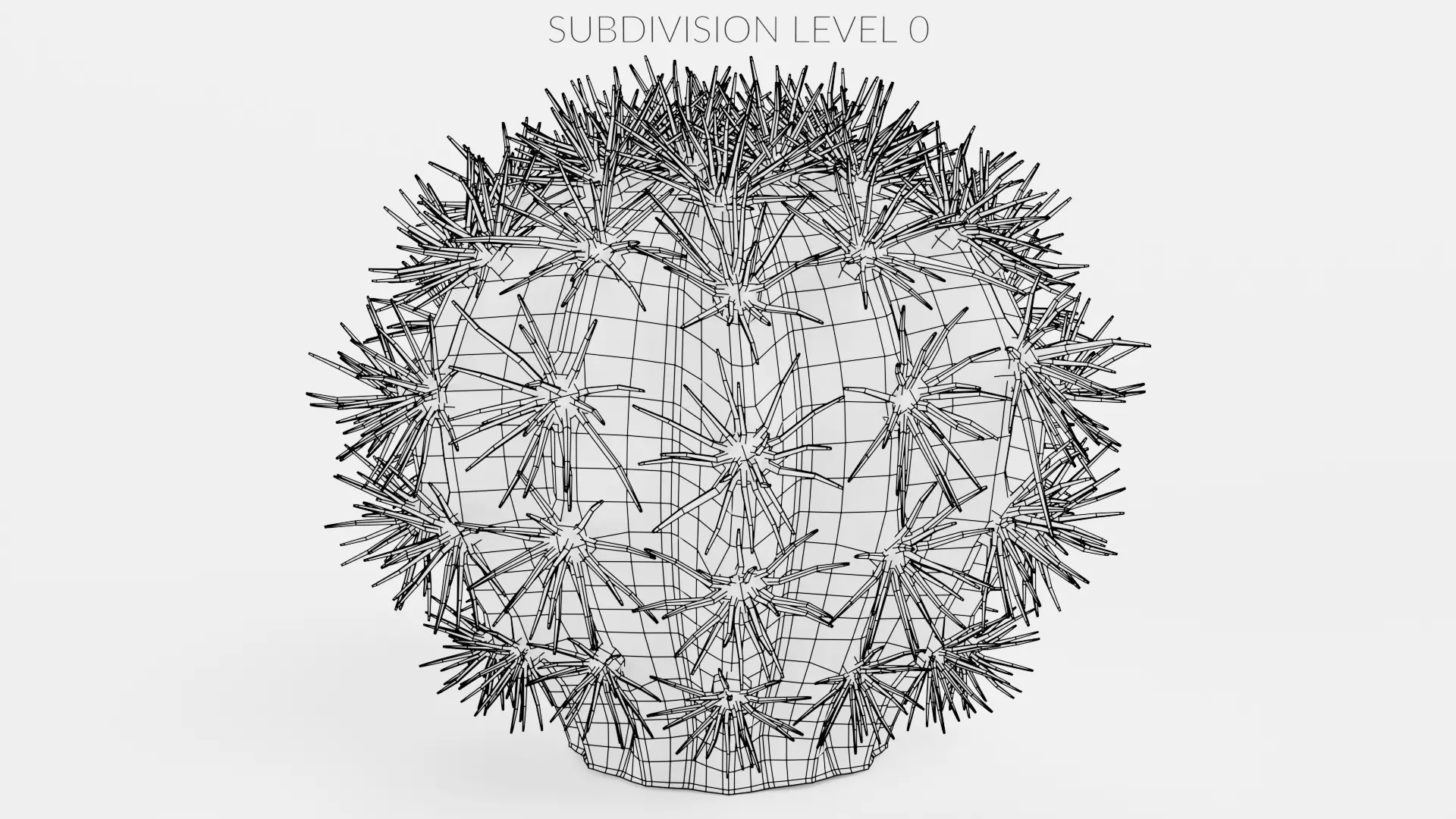 -Cactuses- Low-poly 3D model_15