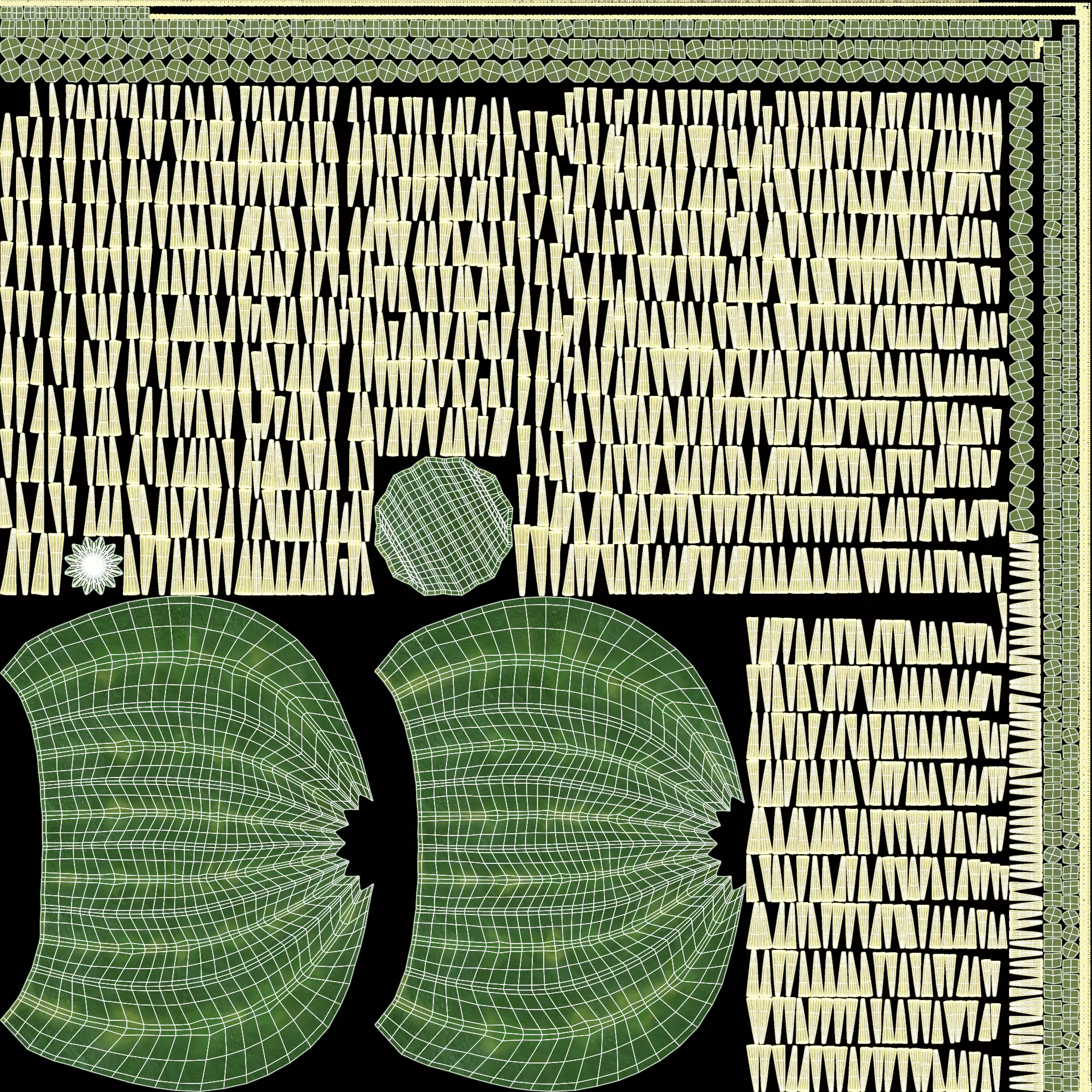 -Cactuses- Low-poly 3D model_14