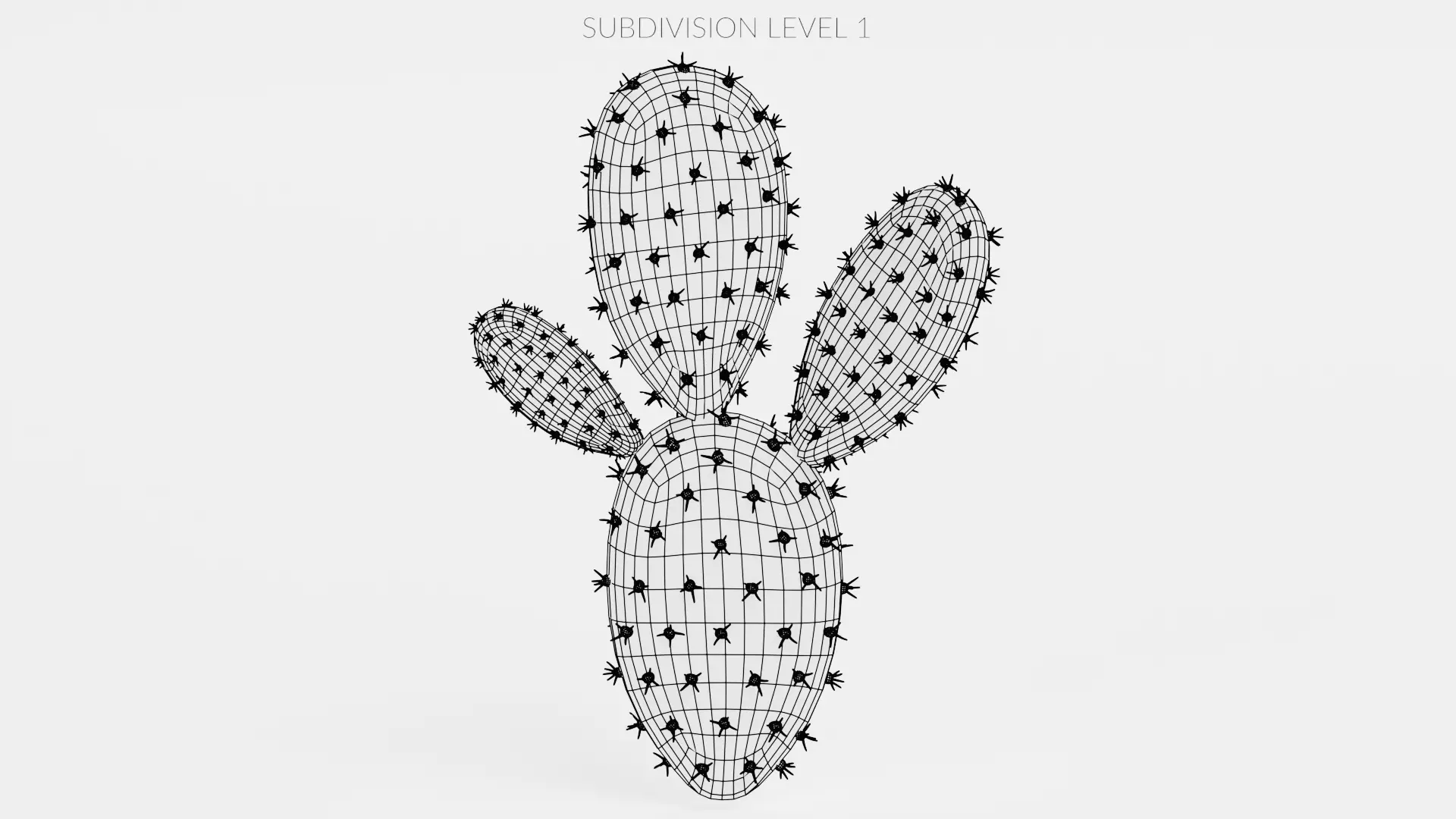-Cactuses- Low-poly 3D model_20