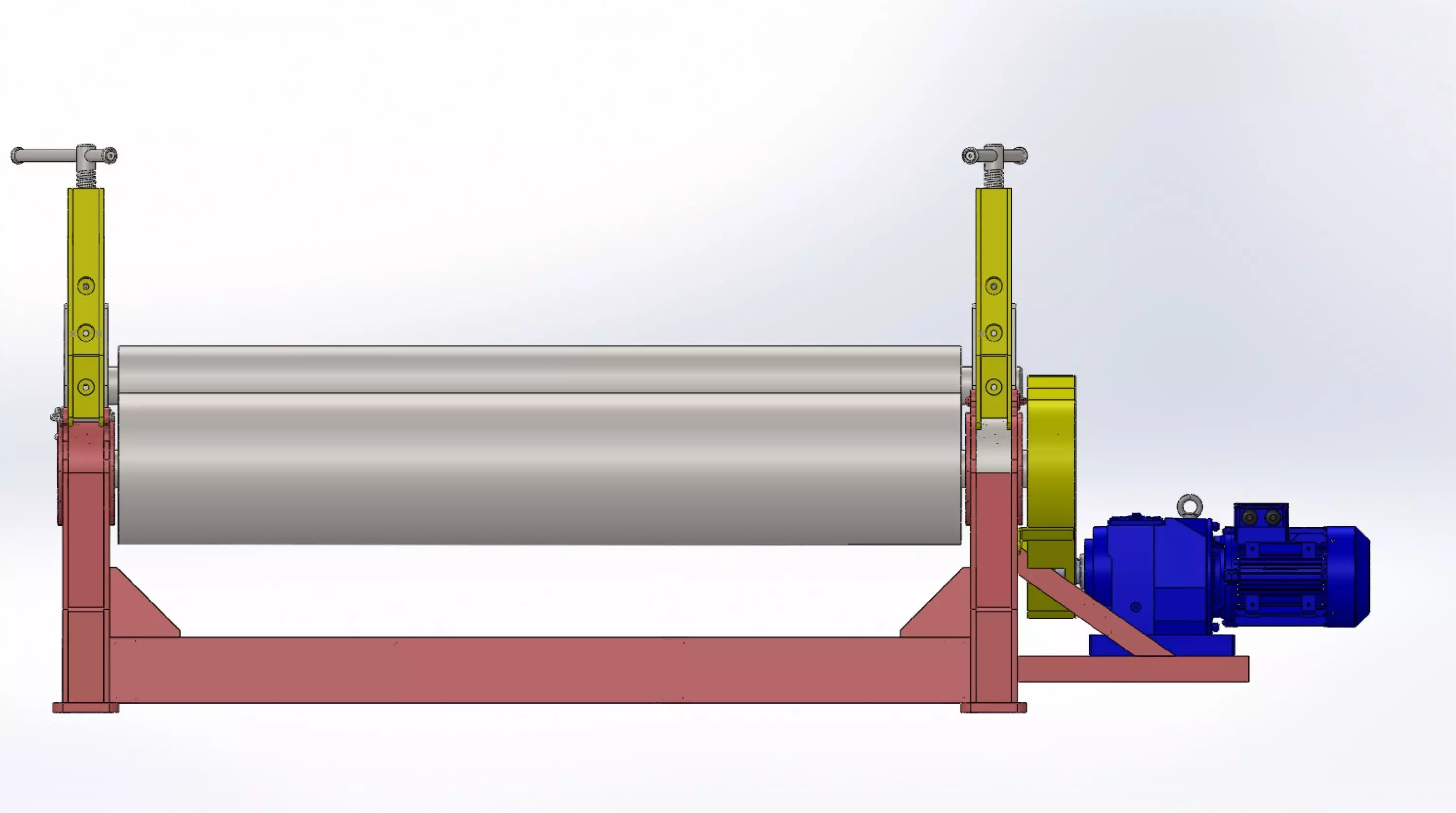1800 mm cylindrical sheet metal bending machine 3D model_9