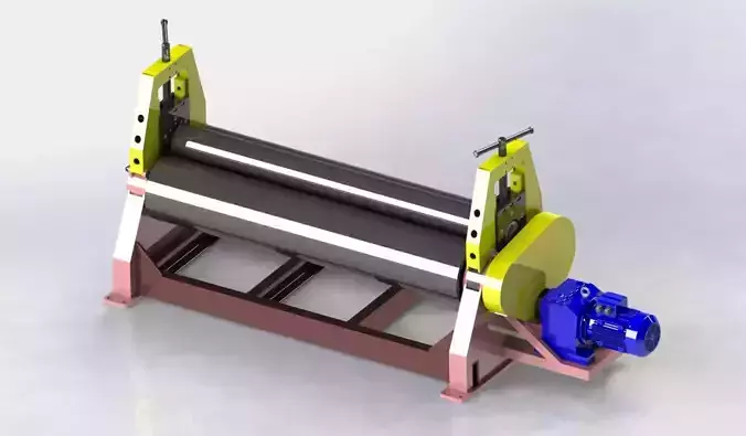 1800 mm cylindrical sheet metal bending machine
