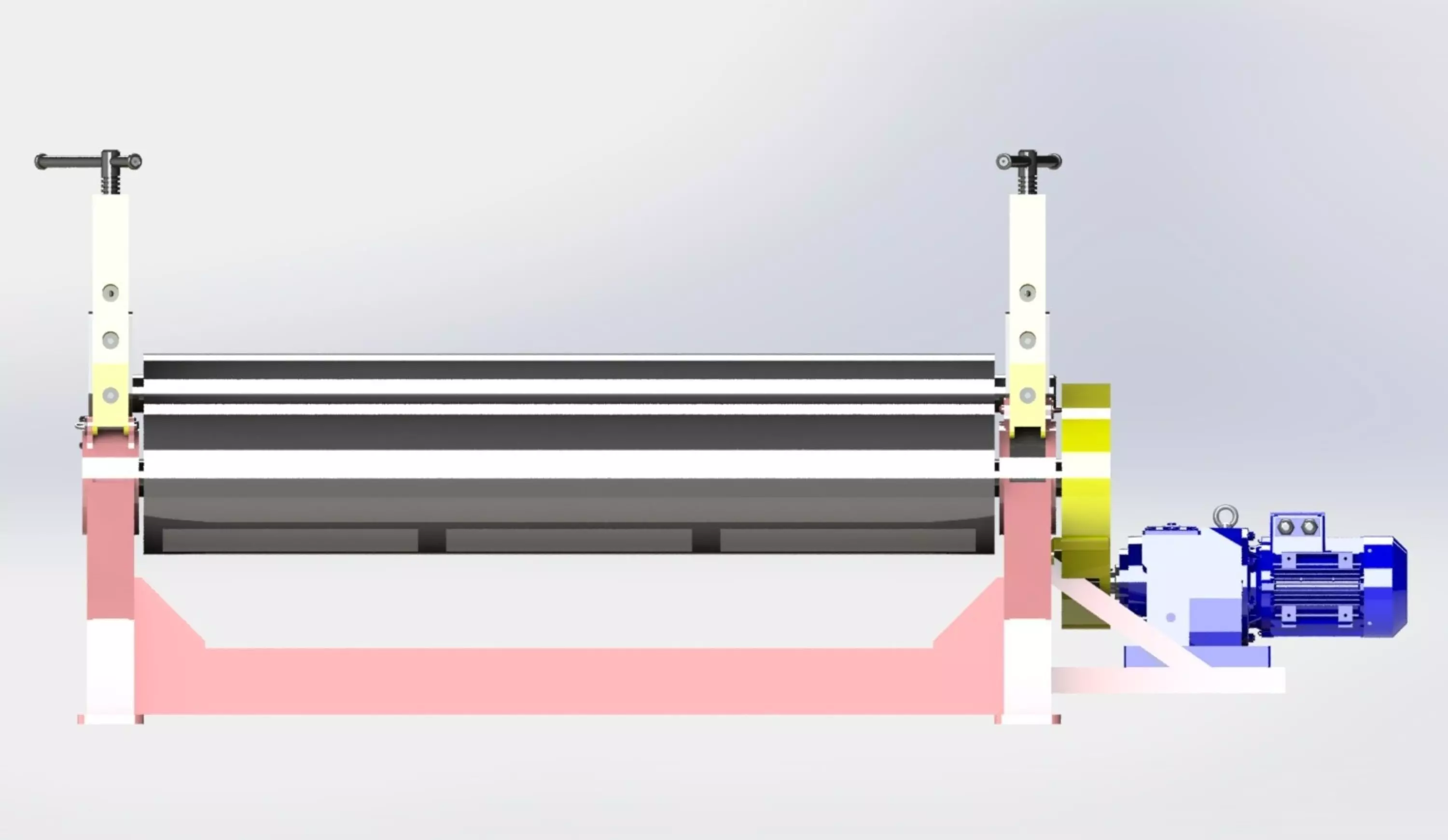 1800 mm cylindrical sheet metal bending machine 3D model_6