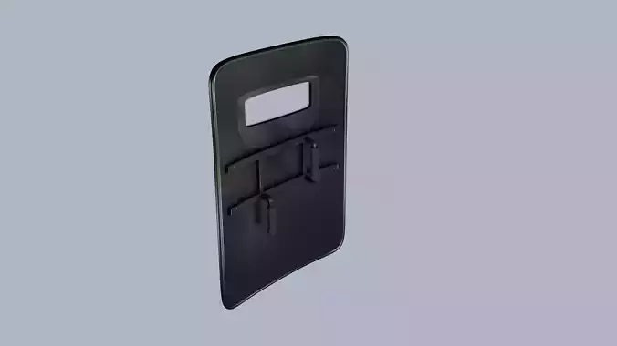 Police Shield Free 3D model