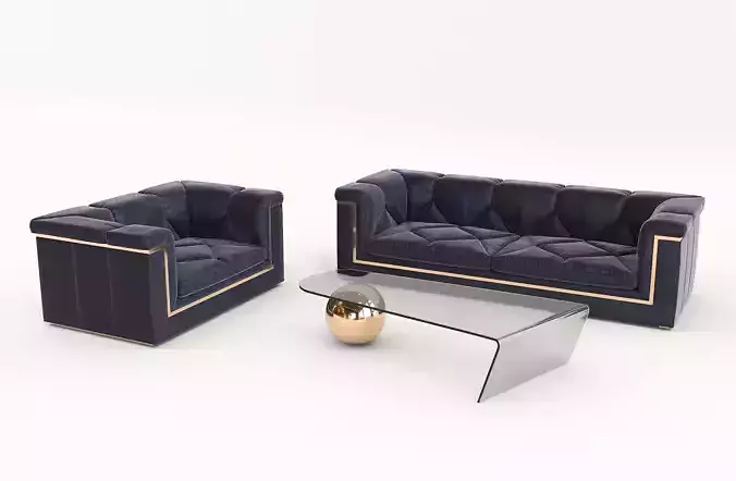 Luxury Sofa and Armchair