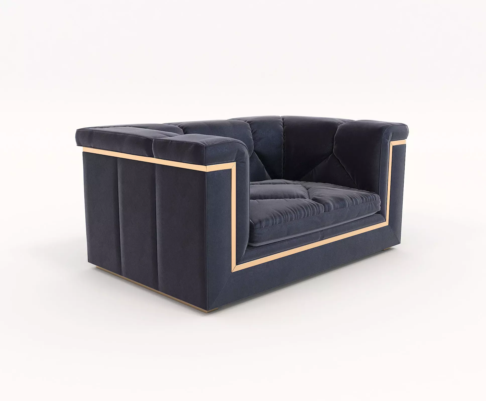 Luxury Sofa and Armchair 3D model_5
