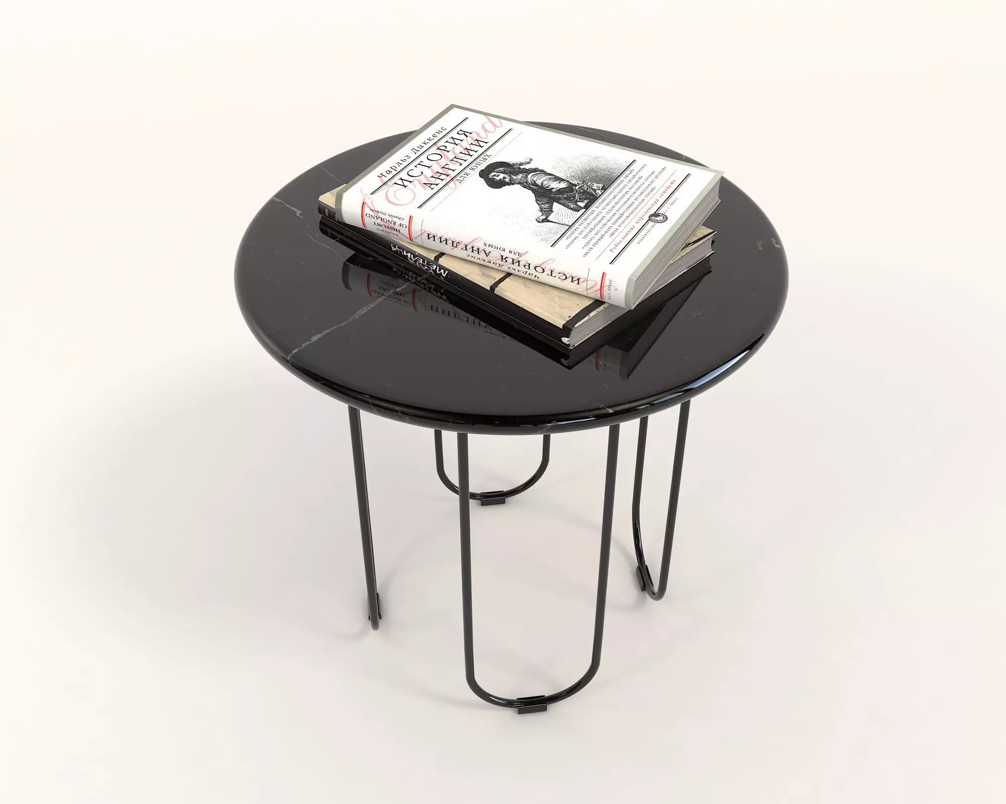 Modern Table and Chair Set 7 3D model_6