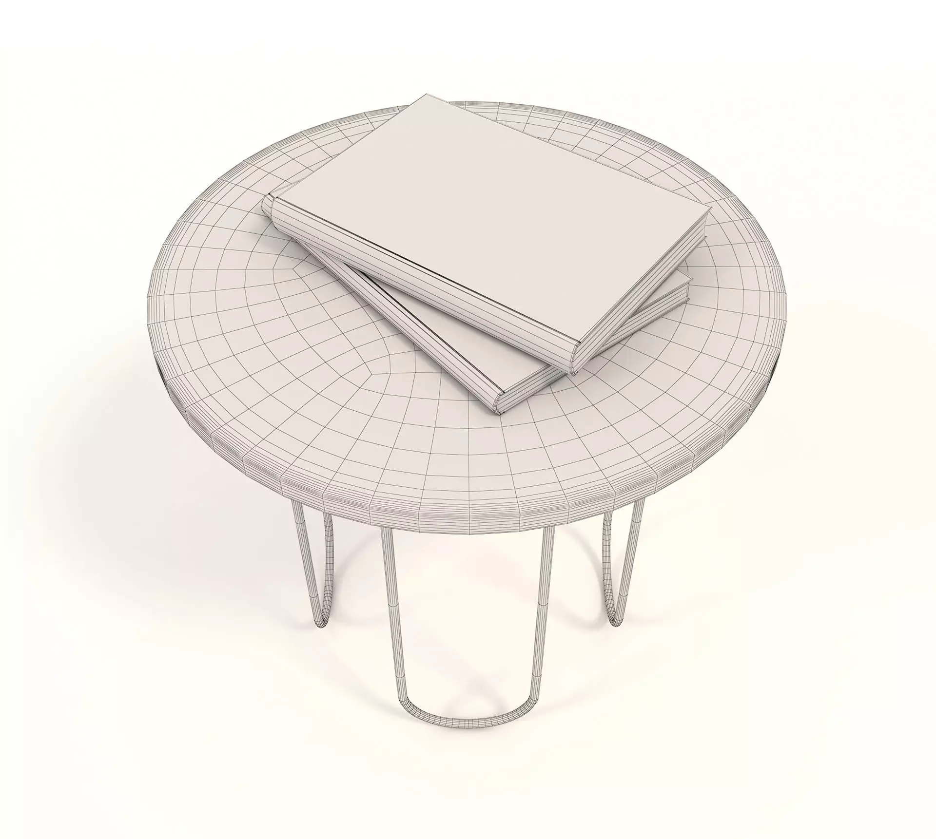 Modern Table and Chair Set 7 3D model_11