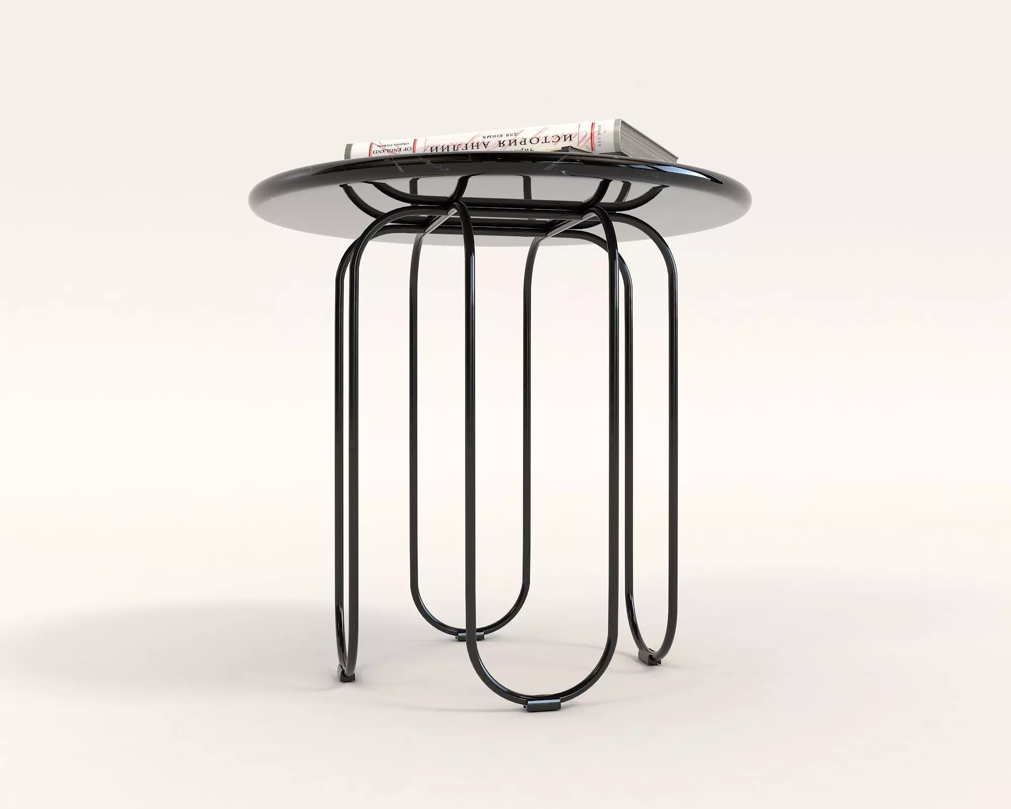 Modern Table and Chair Set 7 3D model_8