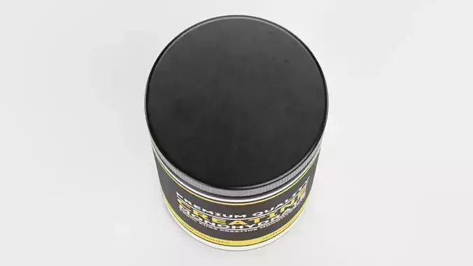 Creatine - Product Concept Packaging Low-poly 3D model 2