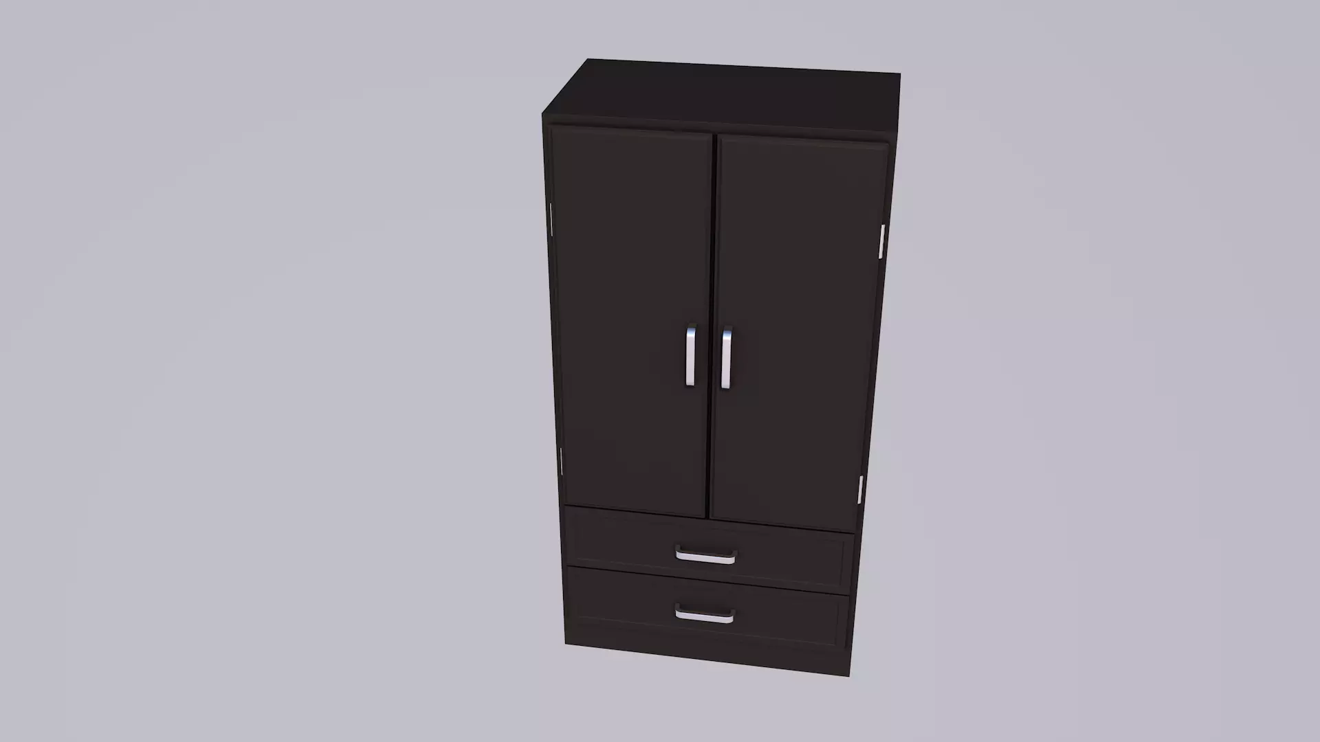 Wardrobe 3D model_4