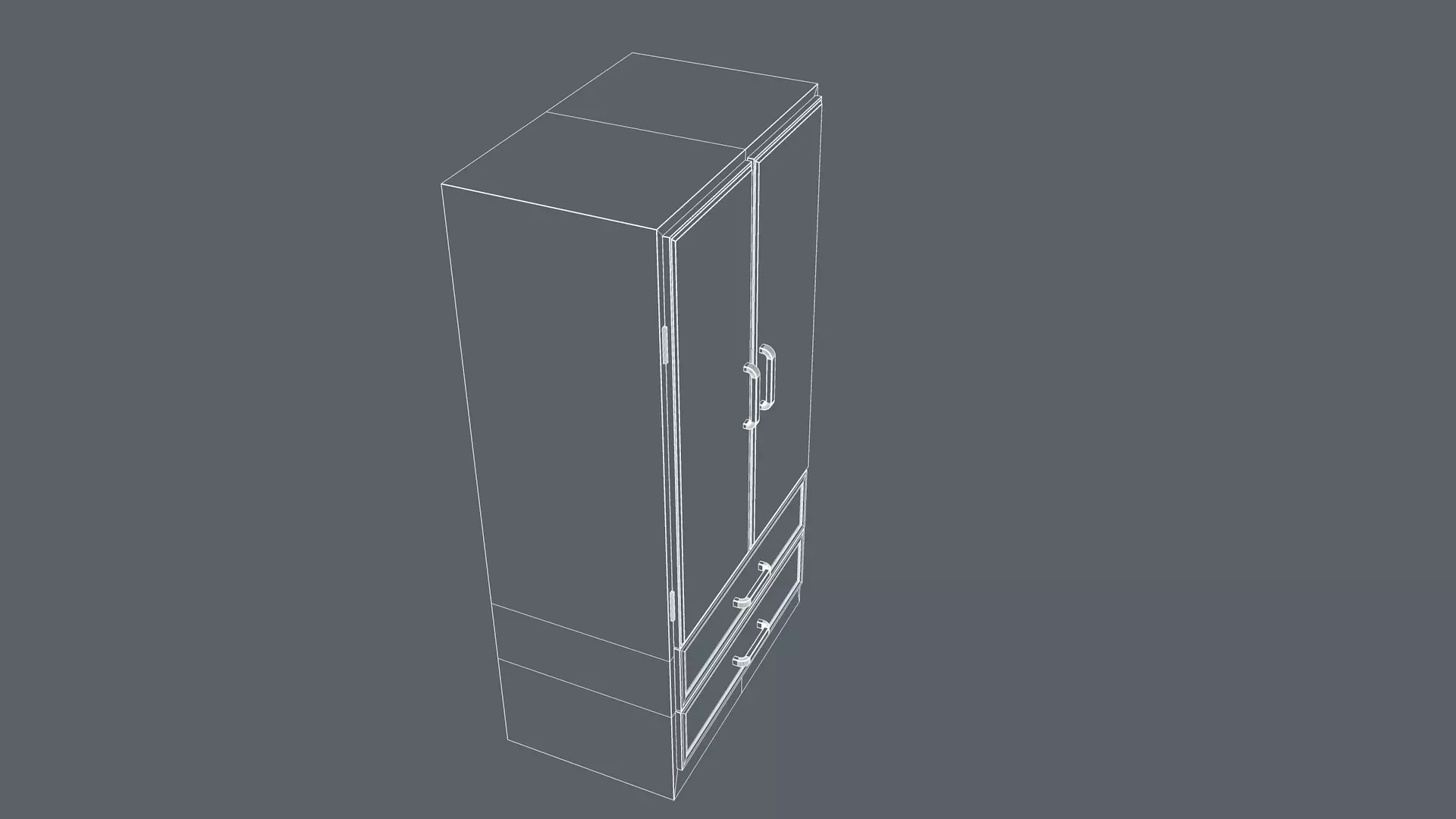 Wardrobe 3D model_15