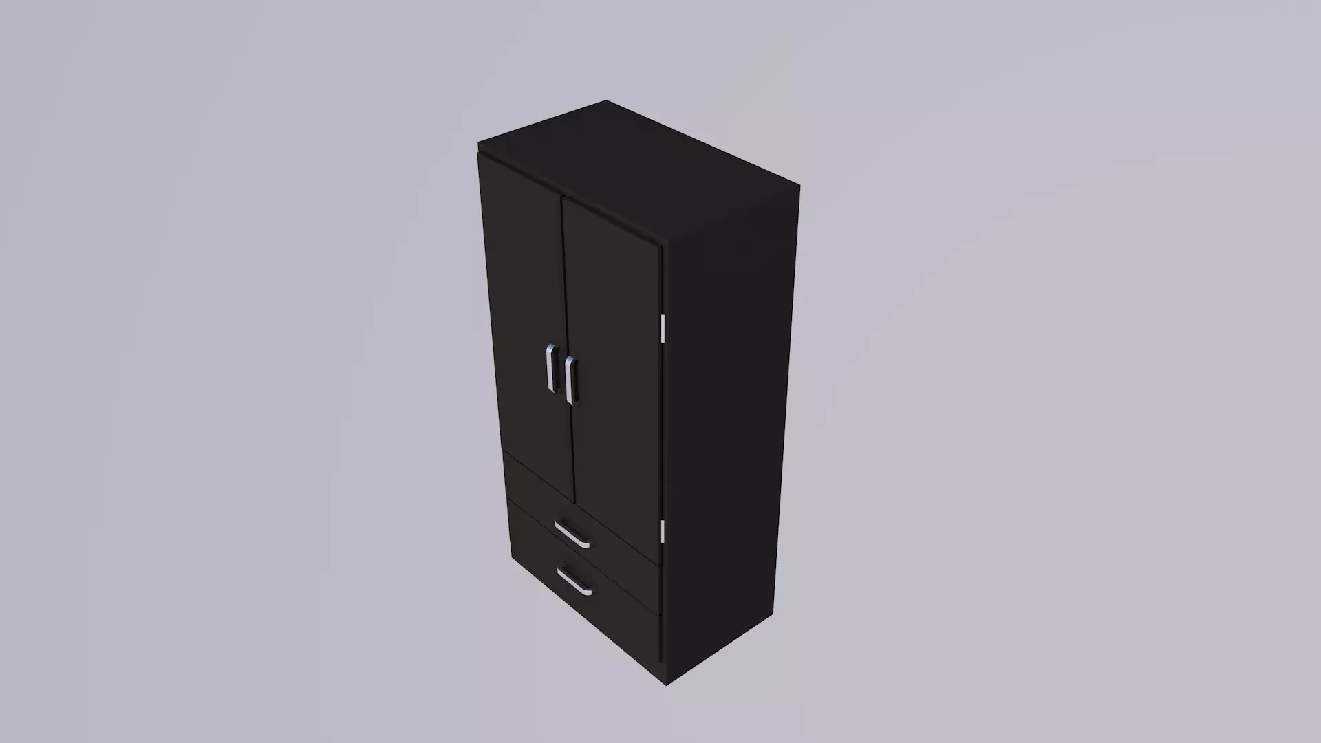 Wardrobe 3D model_3