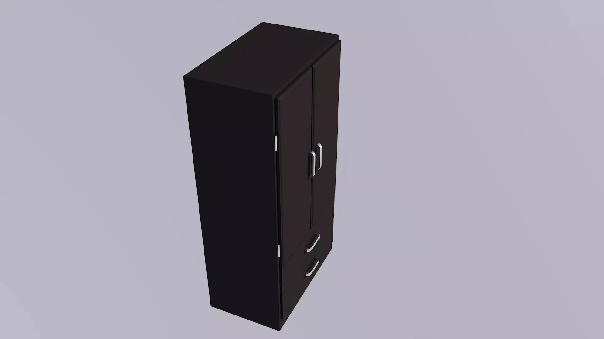 Wardrobe 3D model_7