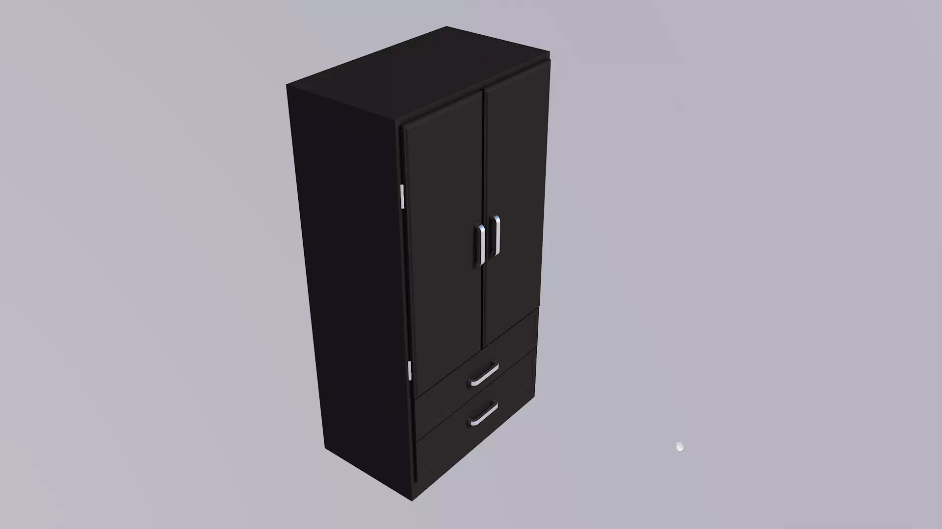 Wardrobe 3D model_1