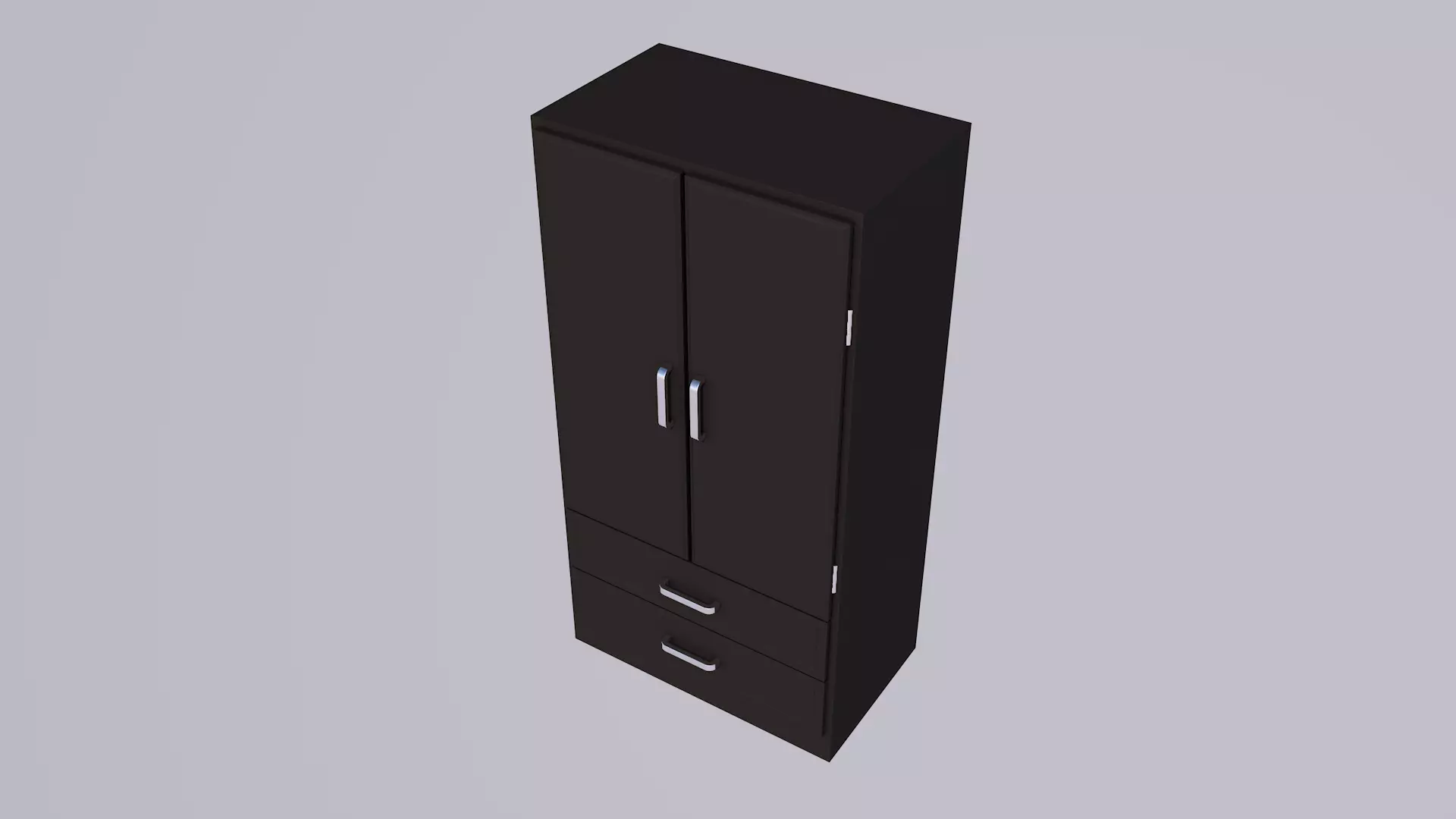 Wardrobe 3D model_2