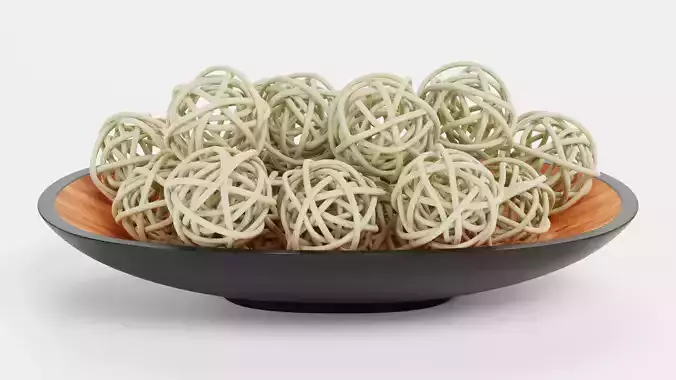 Decorative Bowl with Lata Balls