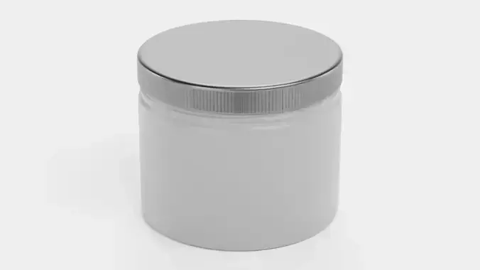 Universal Jar Container V1 - Product Packaging Low-poly 3D model 5