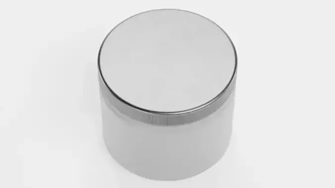 Universal Jar Container V1 - Product Packaging Low-poly 3D model 6