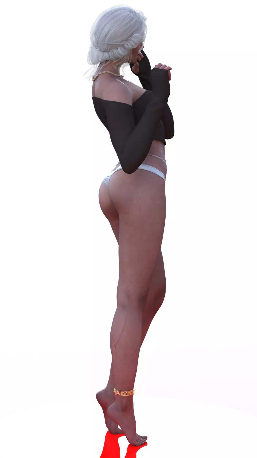 Ciri Enigmatic Elegance Meets Fierce Sensuality 3D print model_4