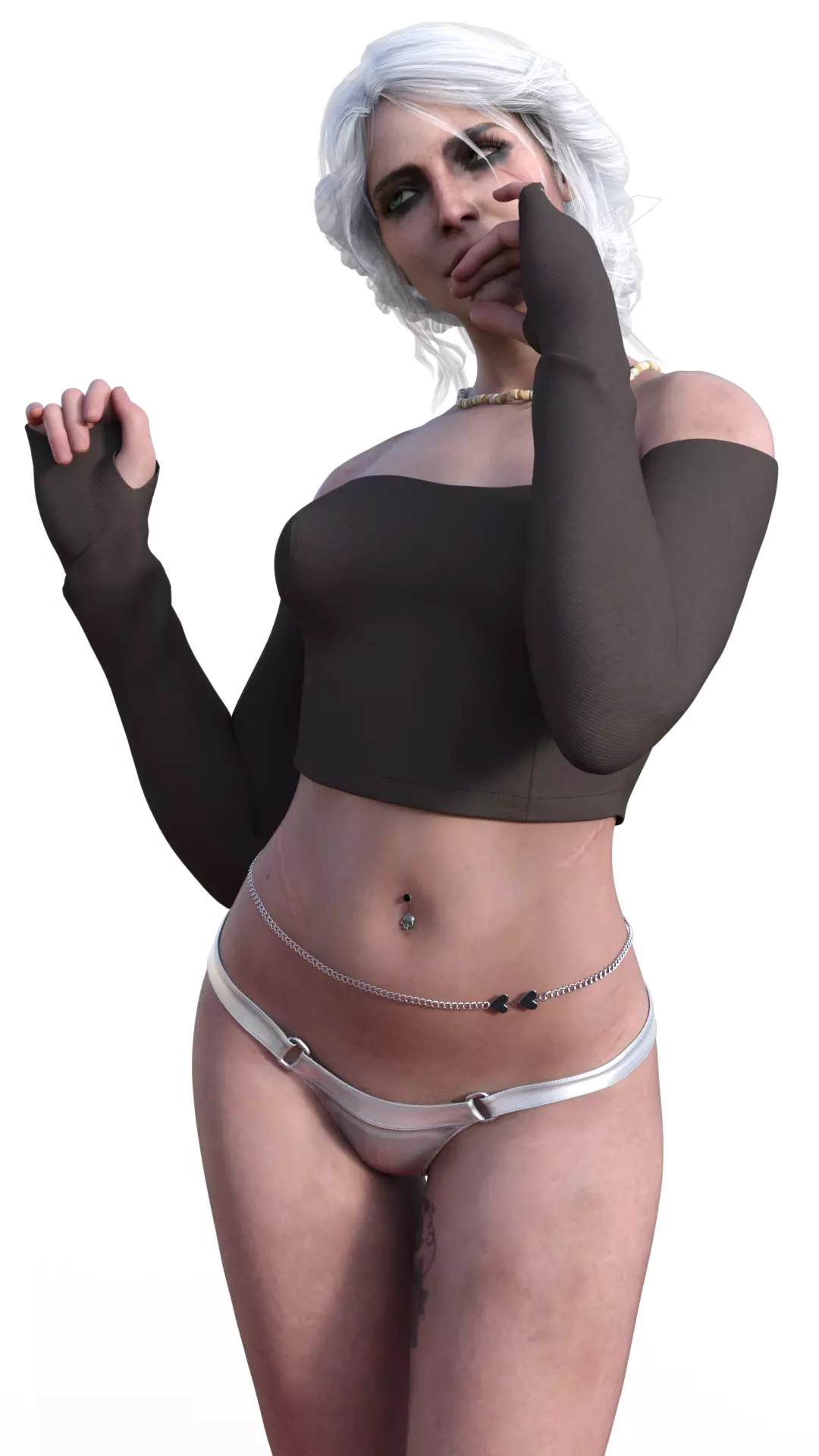 Ciri Enigmatic Elegance Meets Fierce Sensuality 3D print model_0