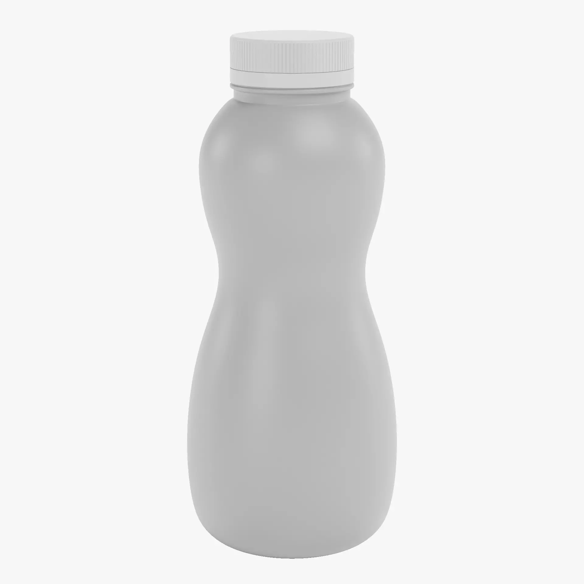 Universal Plastic Bottle V5 - Product Packaging Low-poly 3D model_11