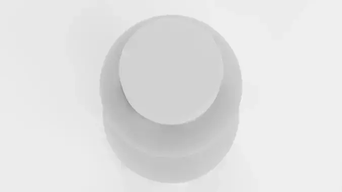 Universal Plastic Bottle V5 - Product Packaging Low-poly 3D model 2