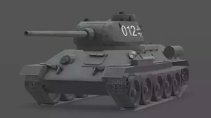 T-34-85 Germany Captured Variant