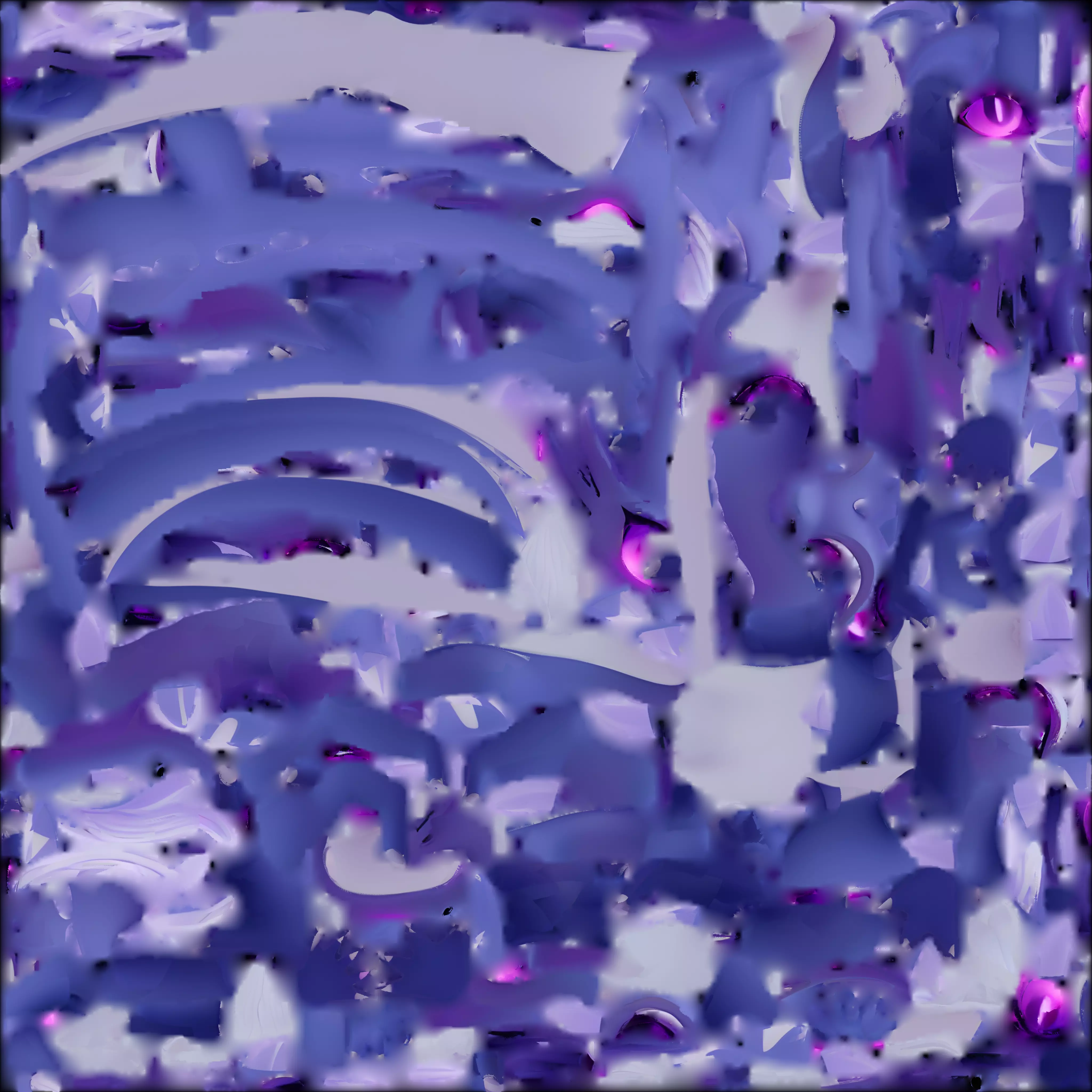 Seraphoom Azure Dragon Creature 3D Model Elegant Fantasy Beast Low-poly 3D model_1