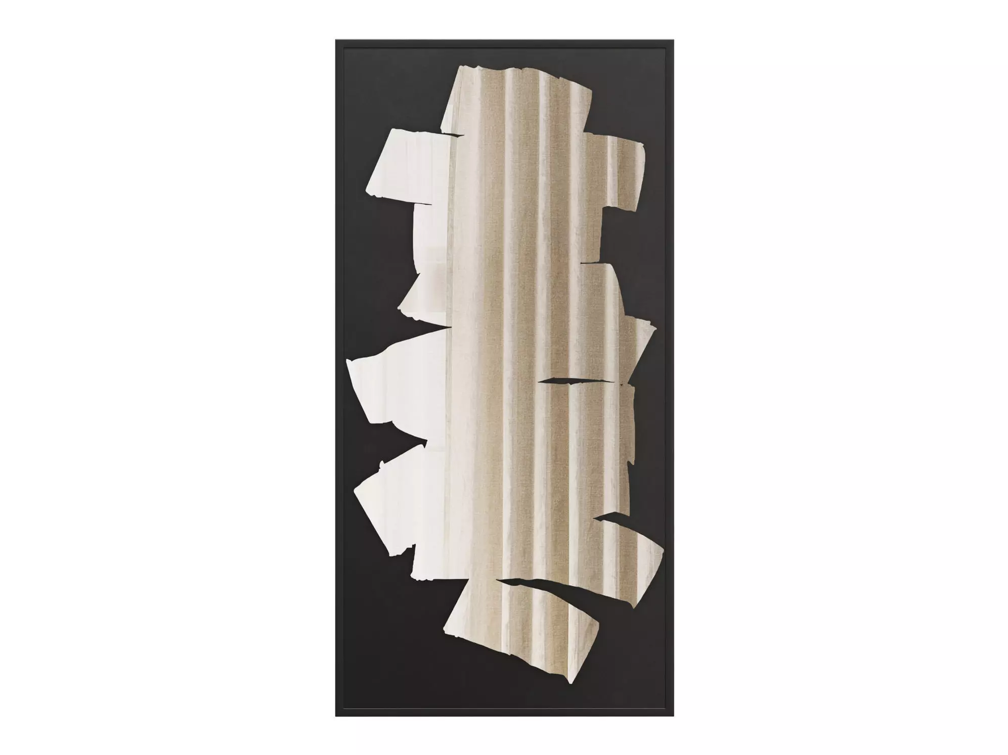 Delma Wall Mirror with Graffiti Design 3D model