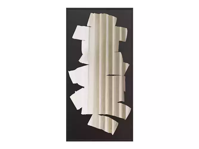 Delma Wall Mirror with Graffiti Design