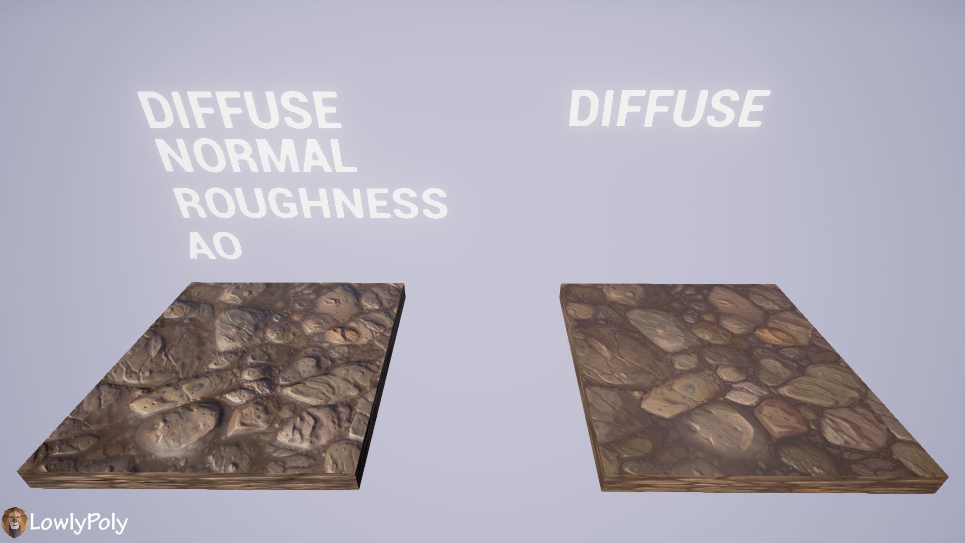 Stylized Rock Vol 01 - Hand Painted Texture  Texture_19
