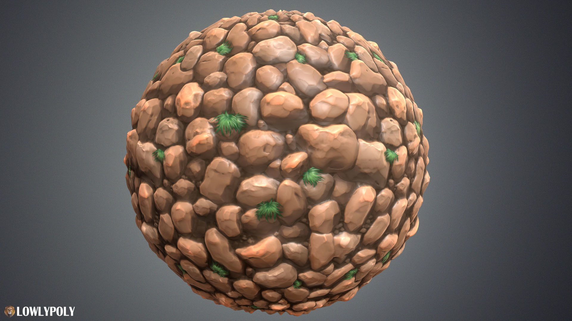 Stylized Rock Vol 01 - Hand Painted Texture  Texture_8