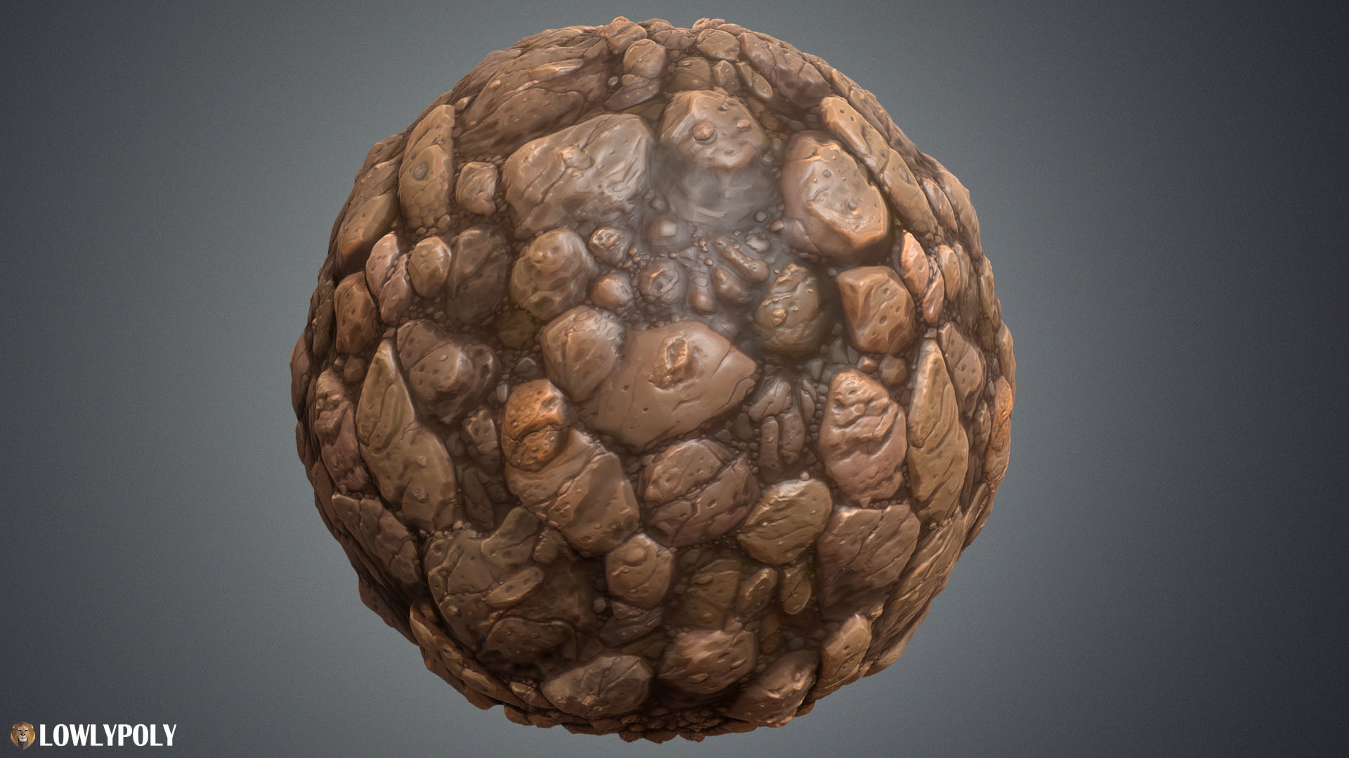 Stylized Rock Vol 01 - Hand Painted Texture  Texture_6
